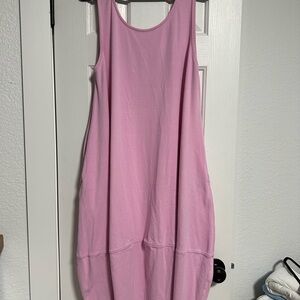 Free People Soft Pink Sleeveless Mini Dress